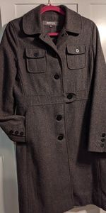 Kenneth Cole Reaction wool trench coat